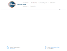 Tablet Screenshot of d37toastmasters.org